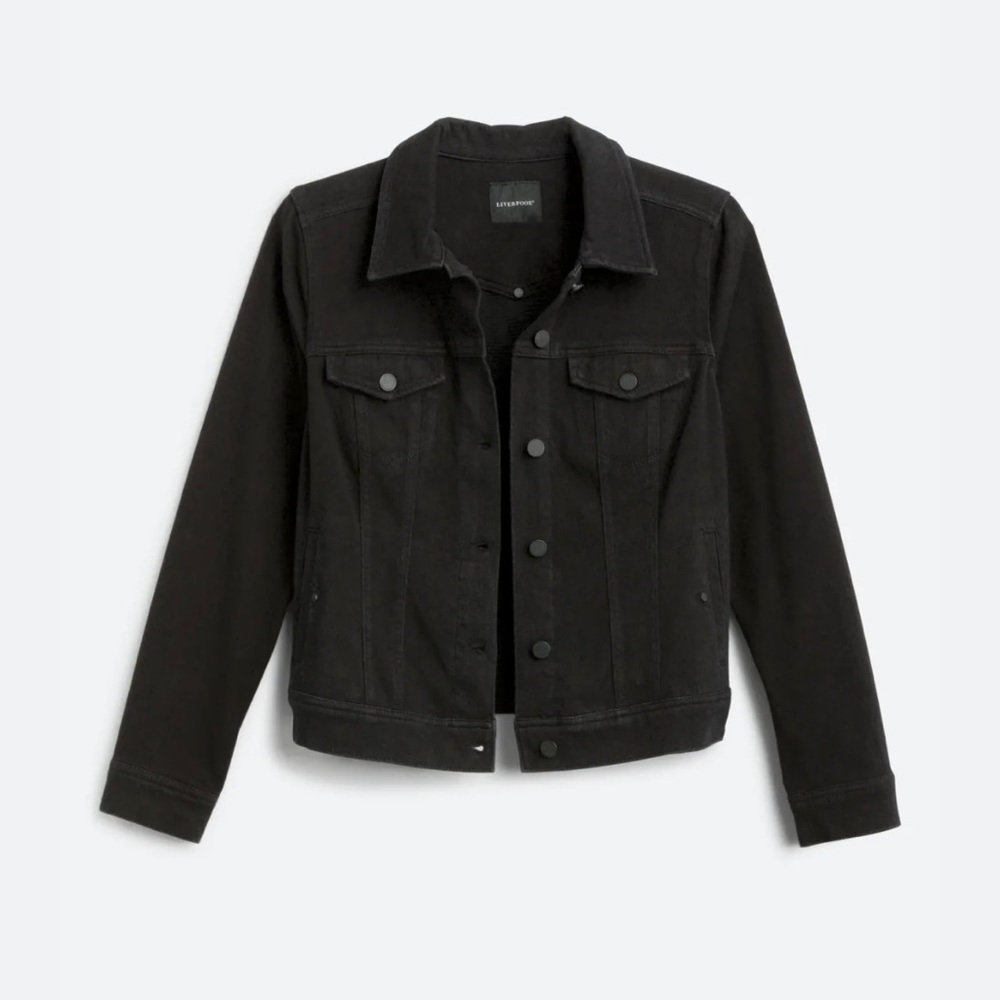 Black NWT Liverpool Kolten Denim Jacket